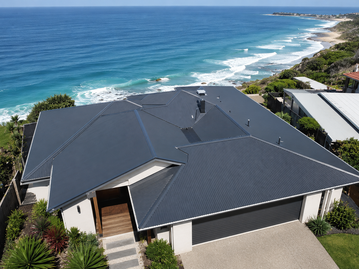 Coastal Colorbond roof